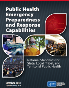 CDC public health emergency preparedness and response capabilities