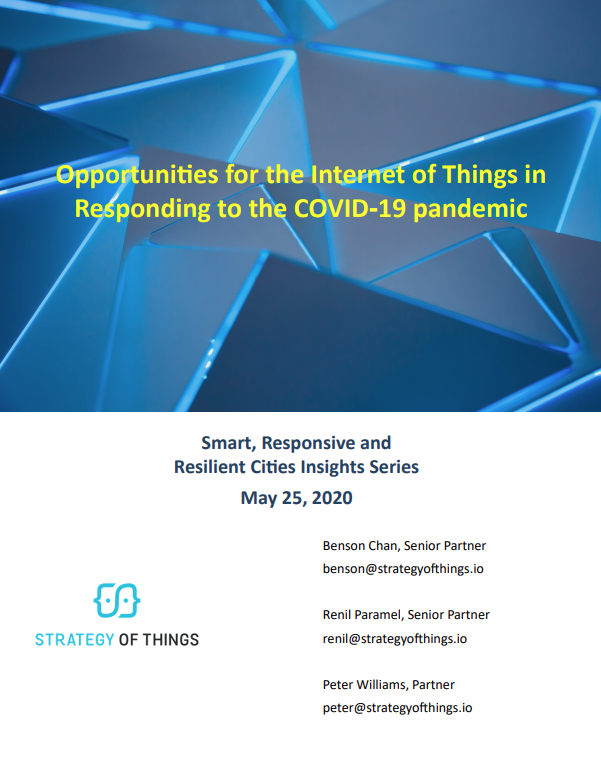 Opportunities for IoT in responding to the COVID-19 pandemic